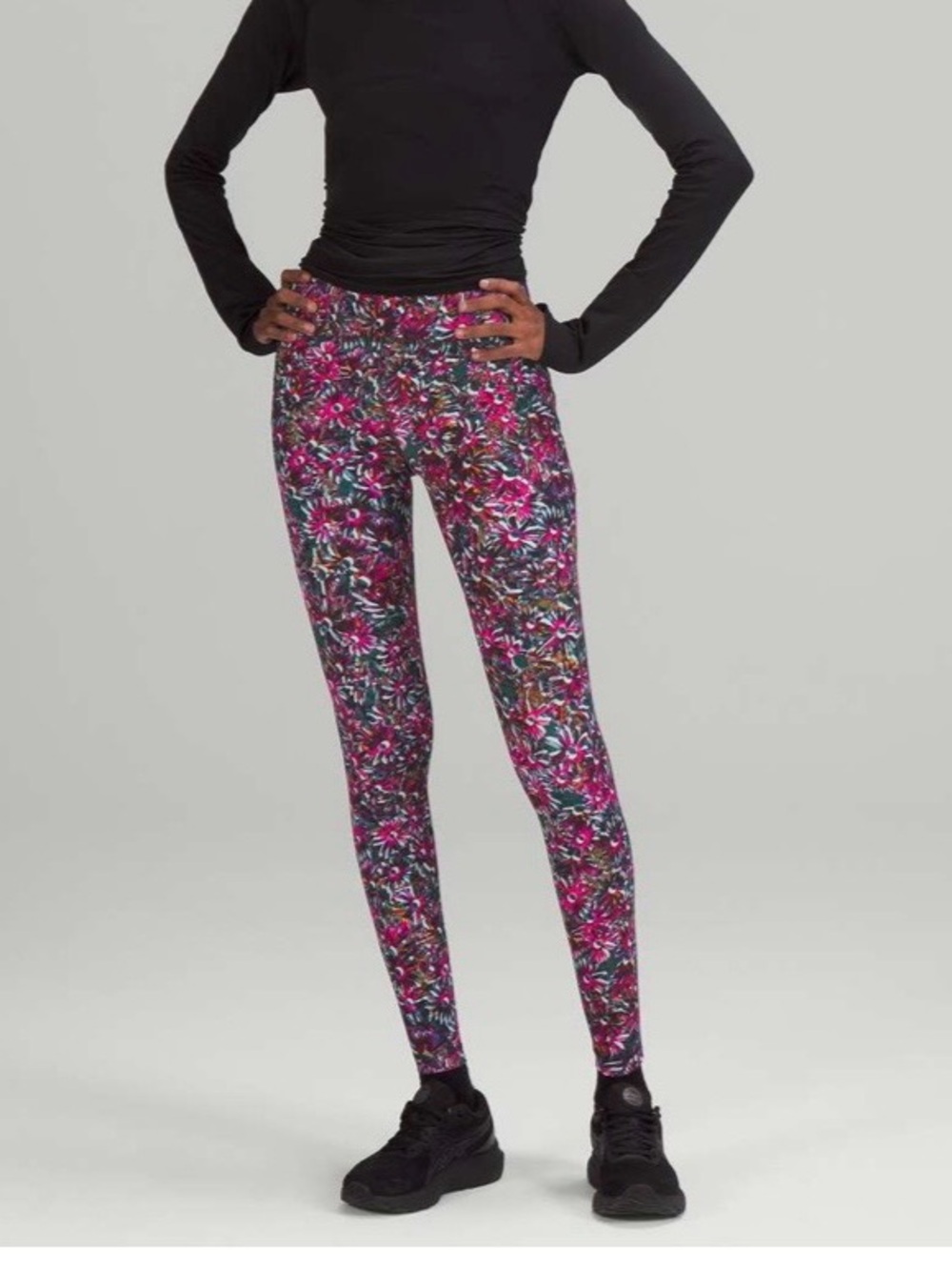 LULULEMON- Swift Speed High-Rise Tight 28" Floral Electric Multi Size 6